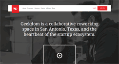 Desktop Screenshot of geekdom.com