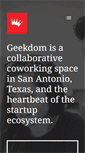 Mobile Screenshot of geekdom.com